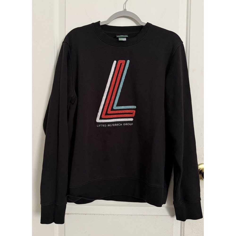 LRG Sweatshirt Mens Large Crewneck Pullover Lifted Research Group Logo Graphic